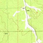United States Geological Survey Wolf Hole Mountain East, AZ (1979, 24000-Scale) digital map