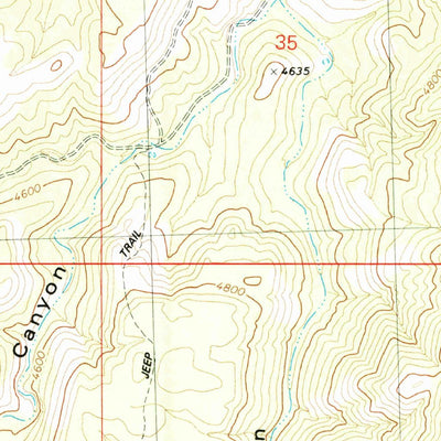United States Geological Survey Wolf Hole Mountain West, AZ (1979, 24000-Scale) digital map
