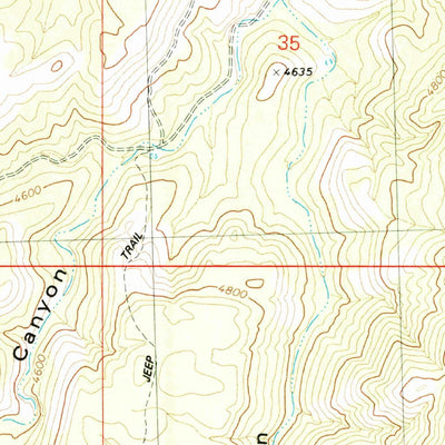 United States Geological Survey Wolf Hole Mountain West, AZ (1979, 24000-Scale) digital map