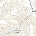 United States Geological Survey Wolf Hollow Falls, OR (2020, 24000-Scale) digital map