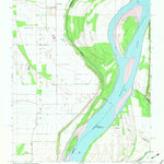 United States Geological Survey Wolf Island, MO-KY (1969, 24000-Scale) digital map