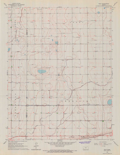 United States Geological Survey Wolf, KS (1965, 24000-Scale) digital map