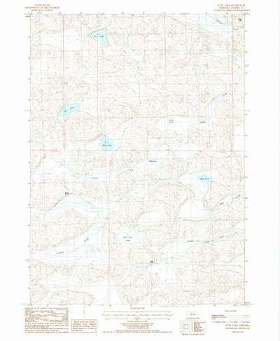 United States Geological Survey Wolf Lake, NE (1987, 24000-Scale) digital map