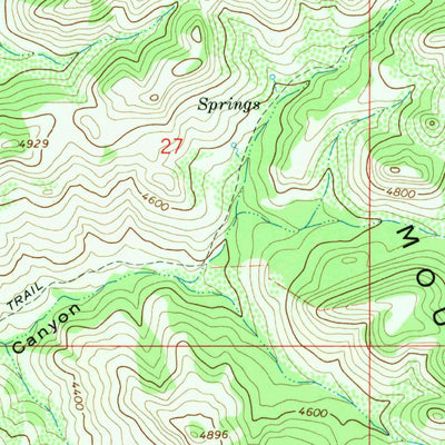 United States Geological Survey Wolf Mountain Lookout, MT (1967, 24000-Scale) digital map