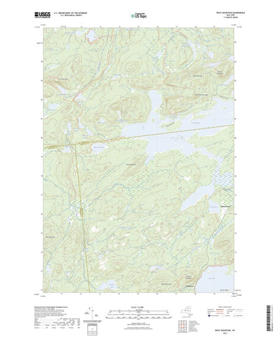 United States Geological Survey Wolf Mountain, NY (2023, 24000-Scale) digital map