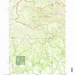 United States Geological Survey Wolf Mountain, OR (1992, 24000-Scale) digital map