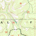 United States Geological Survey Wolf Mountain, OR (1992, 24000-Scale) digital map