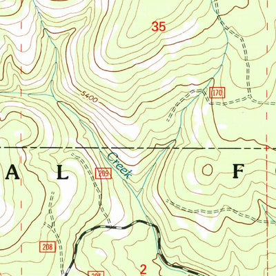United States Geological Survey Wolf Mountain, OR (1992, 24000-Scale) digital map