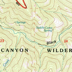United States Geological Survey Wolf Mountain, OR (1992, 24000-Scale) digital map