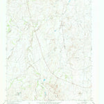United States Geological Survey Wolf Mountain, TX (1966, 24000-Scale) digital map