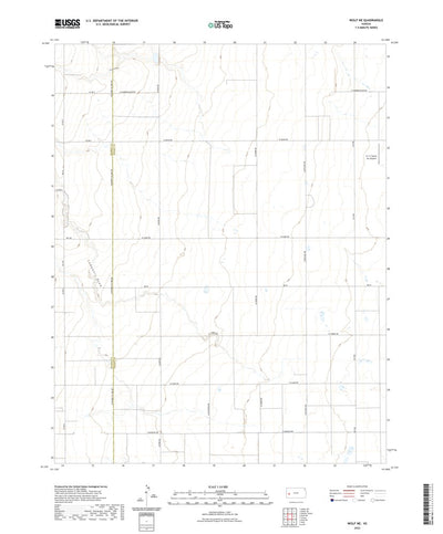 United States Geological Survey Wolf NE, KS (2022, 24000-Scale) digital map