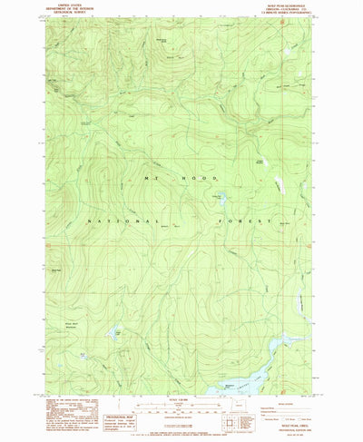 United States Geological Survey Wolf Peak, OR (1985, 24000-Scale) digital map