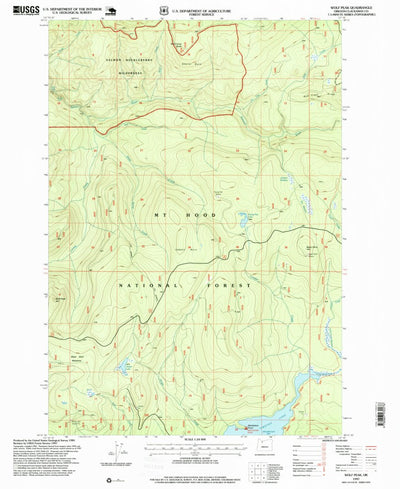 United States Geological Survey Wolf Peak, OR (1997, 24000-Scale) digital map
