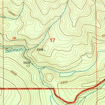 United States Geological Survey Wolf Peak, OR (1997, 24000-Scale) digital map