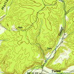 United States Geological Survey Wolf Pit Ridge, TN (1952, 24000-Scale) digital map