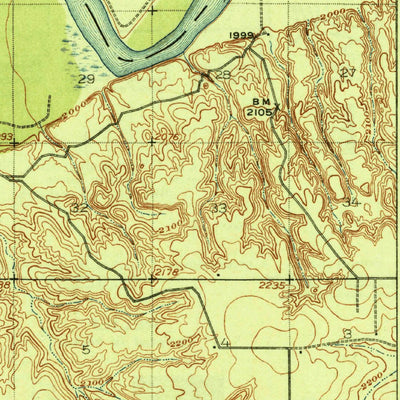 United States Geological Survey Wolf Point, MT (1916, 62500-Scale) digital map