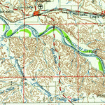 United States Geological Survey Wolf Point, MT-ND (1958, 250000-Scale) digital map