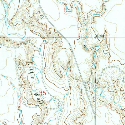 United States Geological Survey Wolf Point NE, MT (1972, 24000-Scale) digital map