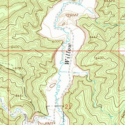 United States Geological Survey Wolf Point, UT (1966, 24000-Scale) digital map