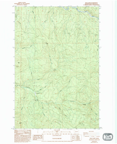 United States Geological Survey Wolf Point, WA (1984, 24000-Scale) digital map