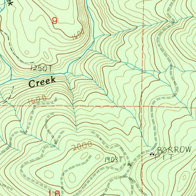 United States Geological Survey Wolf Point, WA (1984, 24000-Scale) digital map
