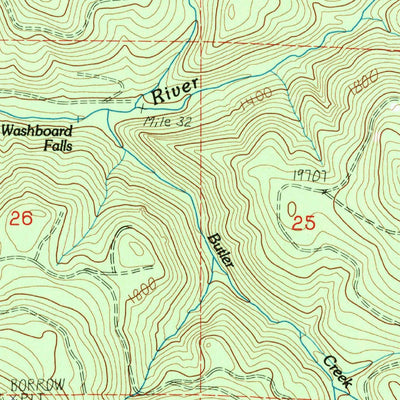 United States Geological Survey Wolf Point, WA (1984, 24000-Scale) digital map