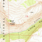 United States Geological Survey Wolf Point, WY (1954, 24000-Scale) digital map