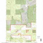United States Geological Survey Wolf Prairie, MT (1997, 24000-Scale) digital map