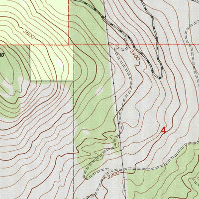 United States Geological Survey Wolf Prairie, MT (1997, 24000-Scale) digital map