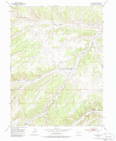 United States Geological Survey Wolf Ridge, CO (1952, 24000-Scale) digital map