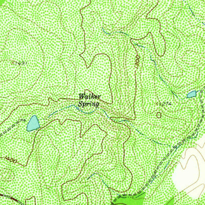 United States Geological Survey Wolf Ridge, TX (1959, 24000-Scale) digital map