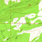 United States Geological Survey Wolf Run, OR (1962, 24000-Scale) digital map