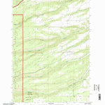 United States Geological Survey Wolf Run, OR (1996, 24000-Scale) digital map