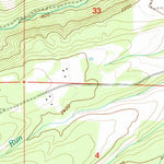 United States Geological Survey Wolf Run, OR (1996, 24000-Scale) digital map