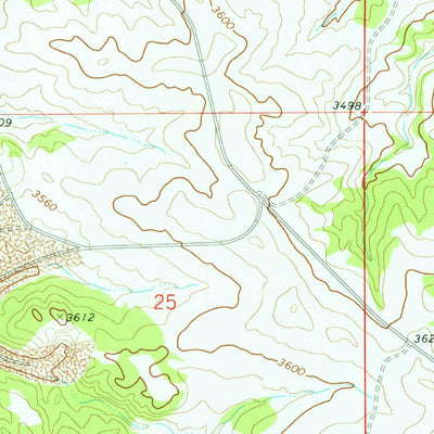 United States Geological Survey Wolf School, MT (1972, 24000-Scale) digital map
