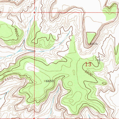 United States Geological Survey Wolf Stand, NM (1961, 24000-Scale) digital map