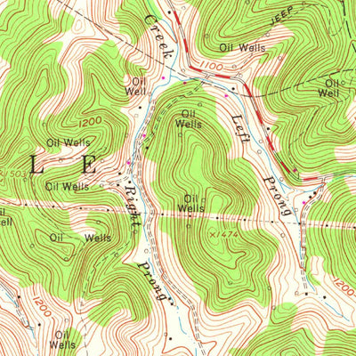 United States Geological Survey Wolf Summit, WV (1960, 24000-Scale) digital map