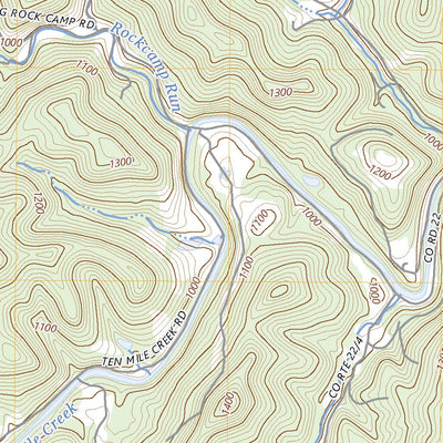 United States Geological Survey Wolf Summit, WV (2023, 24000-Scale) digital map