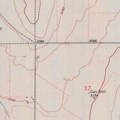 United States Geological Survey Wolf SW, KS (1966, 24000-Scale) digital map