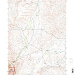 United States Geological Survey Wolf, WY (1993, 24000-Scale) digital map