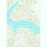 United States Geological Survey Wolfe Coulee, MT (1971, 24000-Scale) digital map