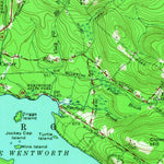 United States Geological Survey Wolfeboro, NH (1958, 62500-Scale) digital map