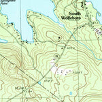 United States Geological Survey Wolfeboro, NH (1987, 24000-Scale) digital map