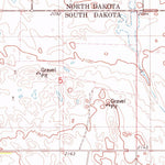 United States Geological Survey Wolff Lake, SD-ND (1978, 24000-Scale) digital map