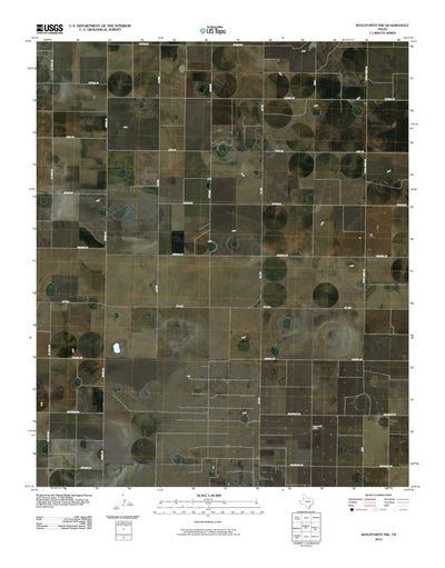 United States Geological Survey Wolfforth NW, TX (2010, 24000-Scale) digital map