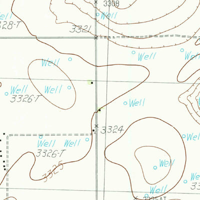 United States Geological Survey Wolfforth, TX (1985, 24000-Scale) digital map