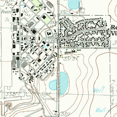 United States Geological Survey Wolfforth, TX (1985, 24000-Scale) digital map