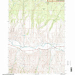 United States Geological Survey Wolfinger Butte, OR (1998, 24000-Scale) digital map