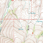 United States Geological Survey Wolfinger Butte, OR (1998, 24000-Scale) digital map