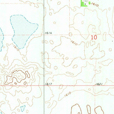United States Geological Survey Wolford, ND (1971, 24000-Scale) digital map